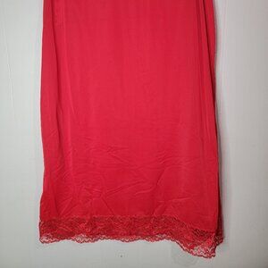 1950s Van Raalte Red Slip Skirt